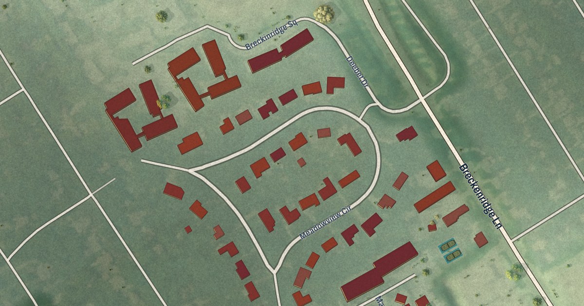 Map of Meadowview Estates, Kentucky in 2026