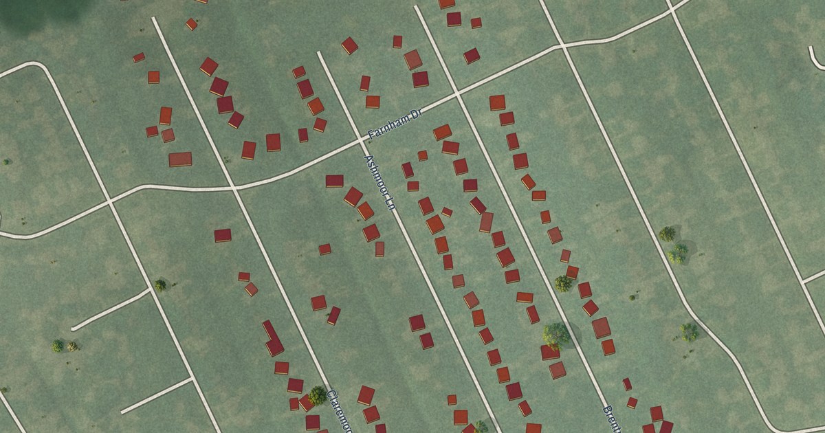 Map of Moorland, Kentucky in 2026