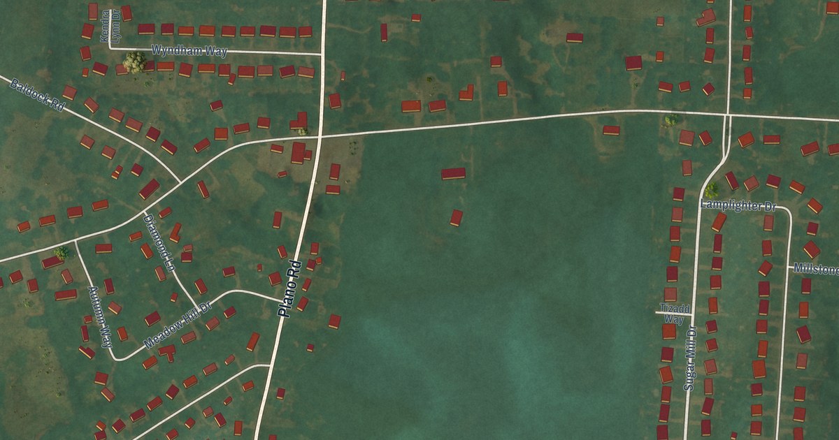 Map of Plano, Kentucky in 2026