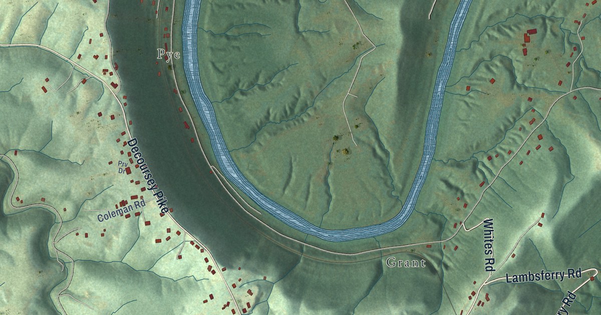 Map of Ryland Heights, Kentucky in 2026