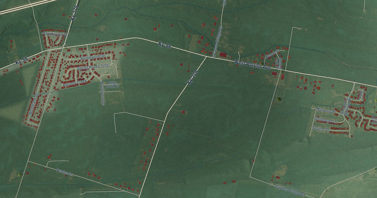 Map of Sorgho, Kentucky in 2026