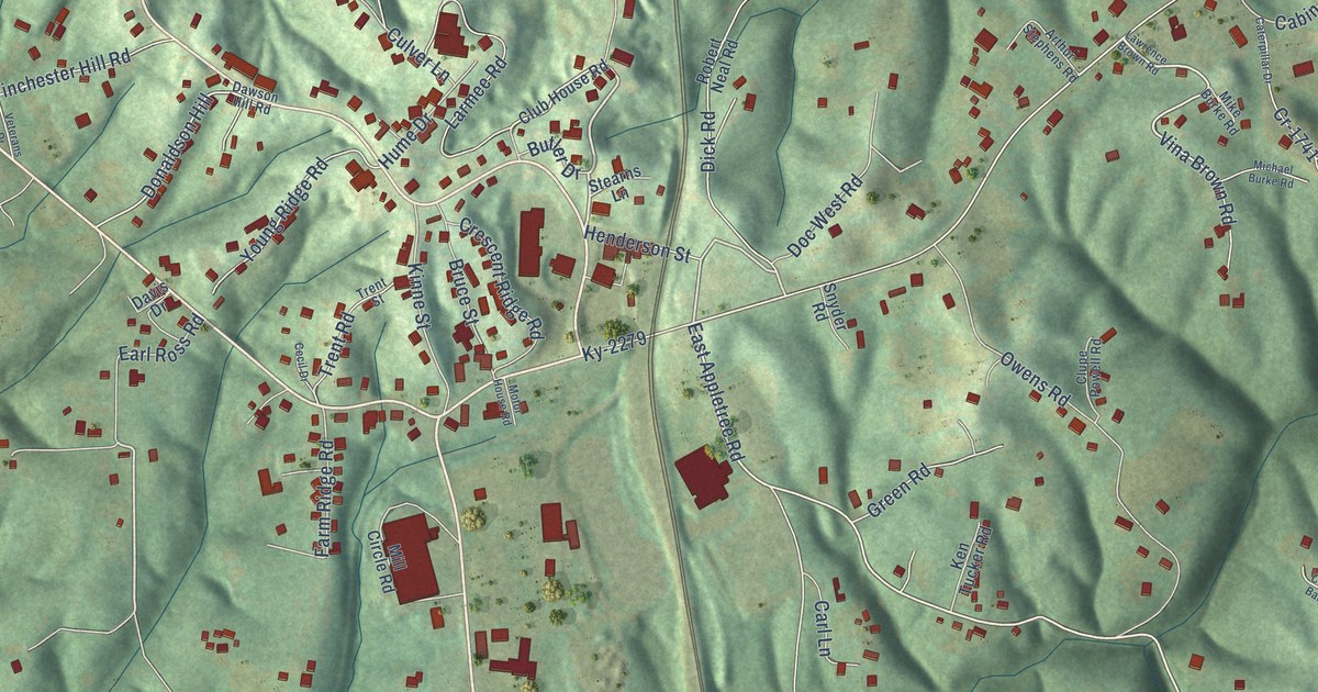Map of Stearns, Kentucky in 2026