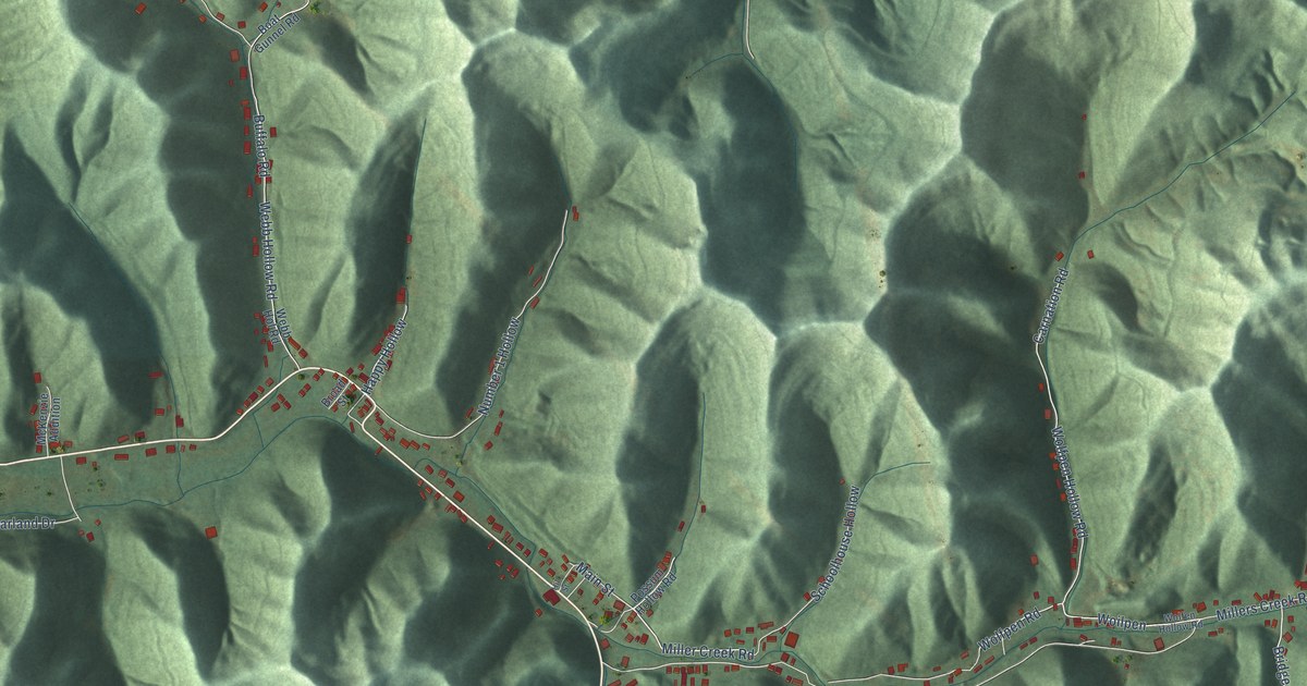 Map of Van Lear, Kentucky in 2026