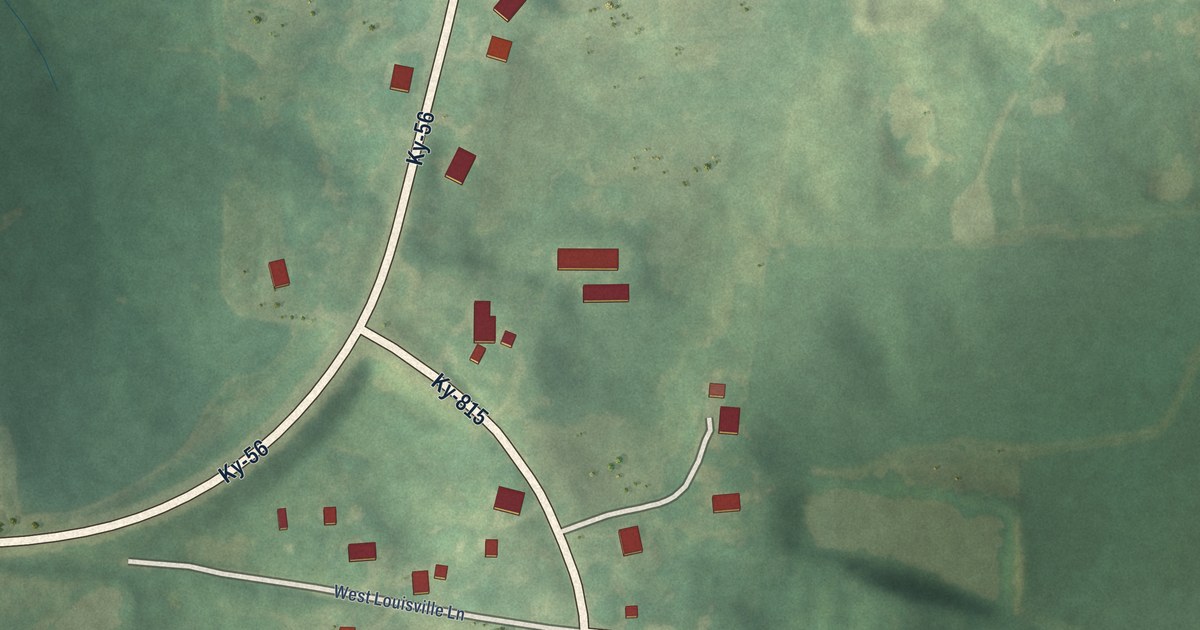 Map of West Louisville, Kentucky in 2026