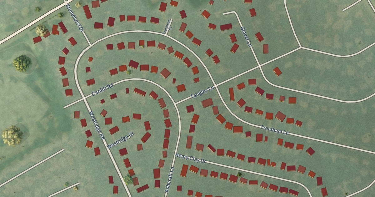 Map of Westwood, Kentucky in 2026