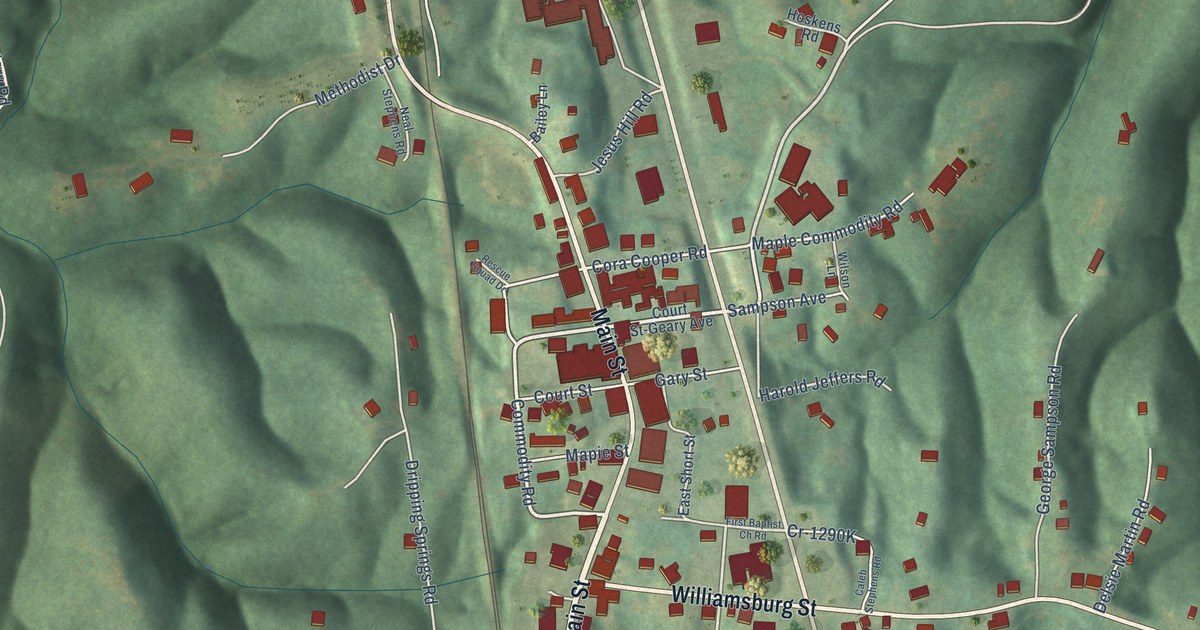 Map of Whitley City, Kentucky in 2026