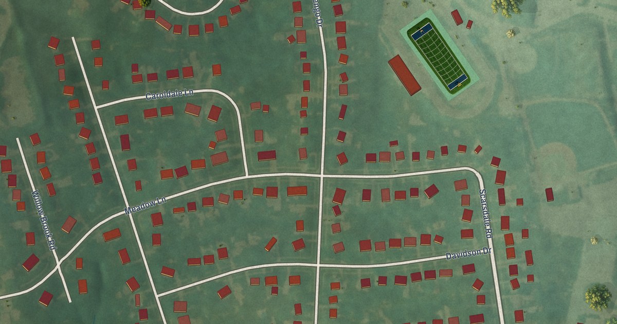 Map of Woodland Hills, Kentucky in 2026