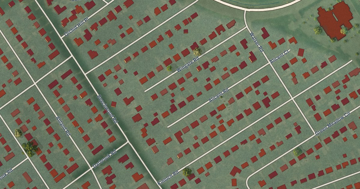 Map of Woodlawn Park, Kentucky in 2026