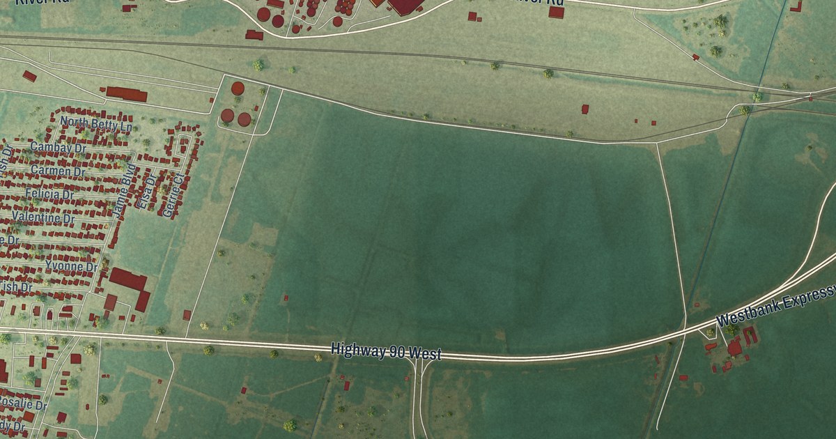 Map of Avondale, Louisiana in 2026