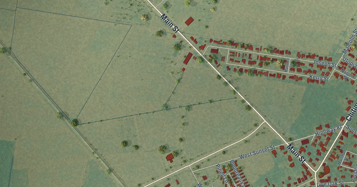 Map of Baldwin, Louisiana in 2026