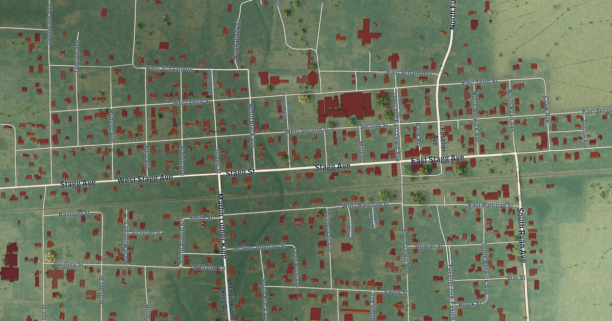 Map of Basile, Louisiana in 2026