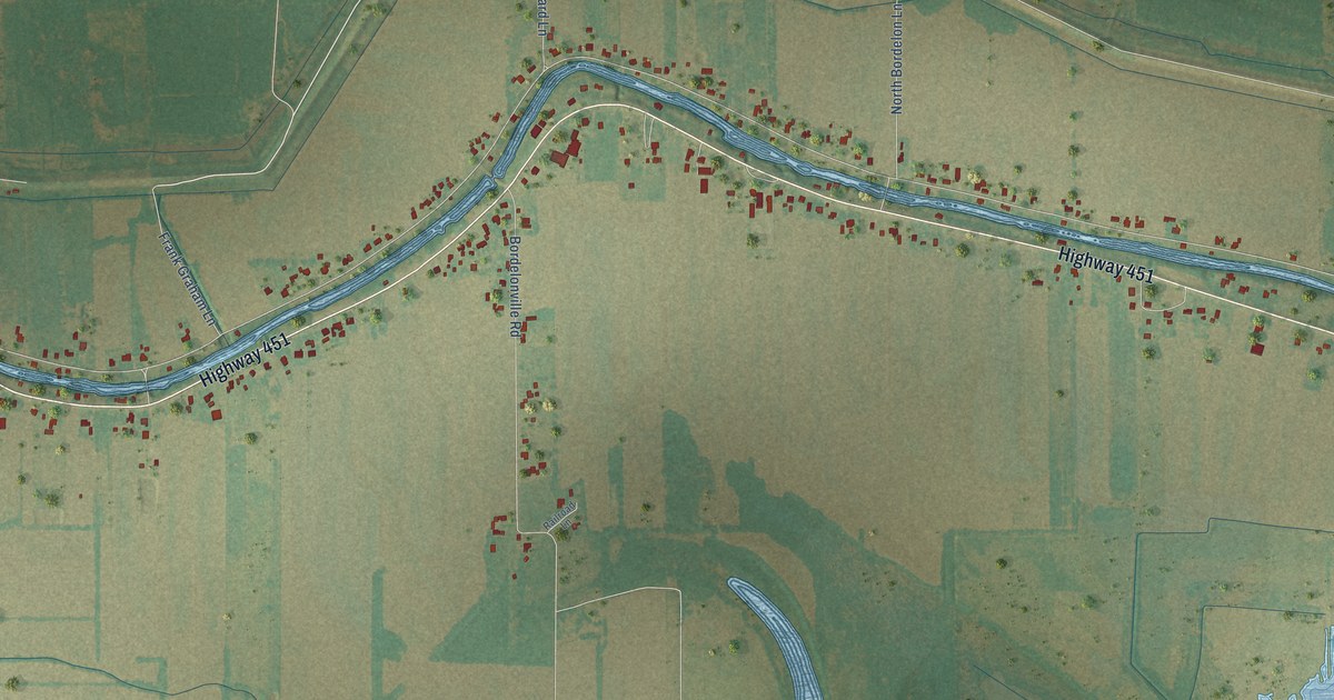 Map of Bordelonville, Louisiana in 2026