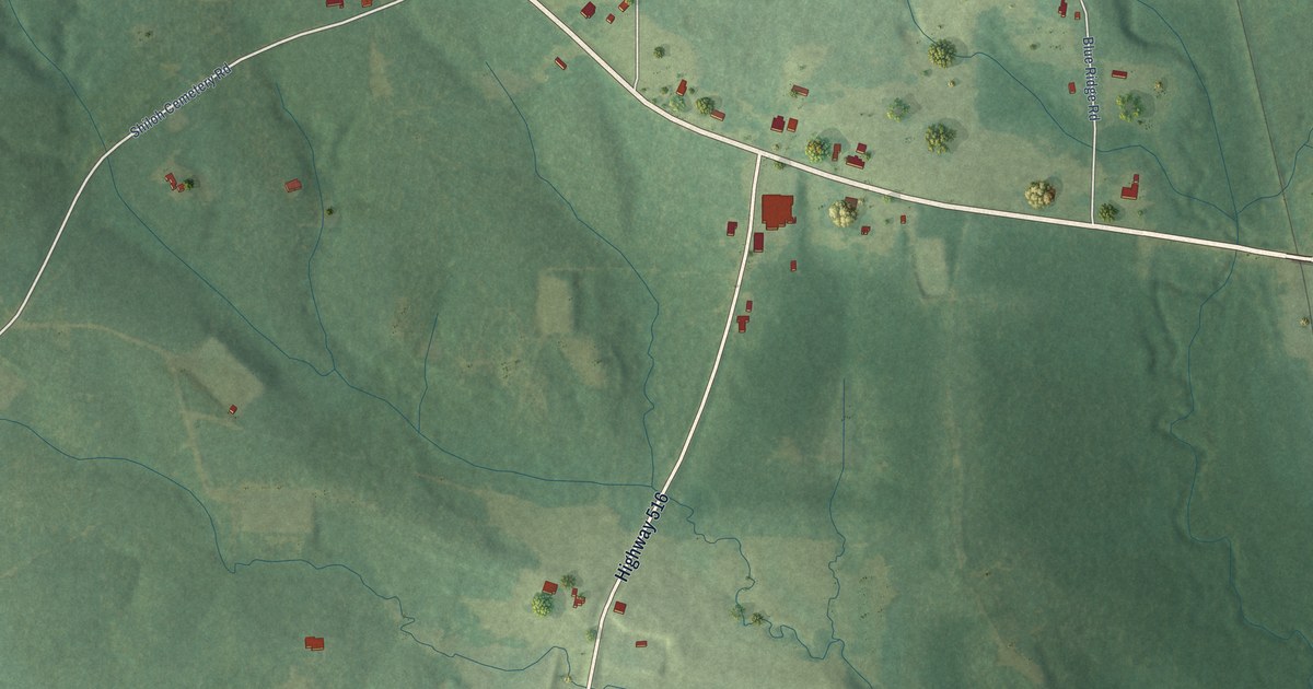 Map of Bryceland, Louisiana in 2026