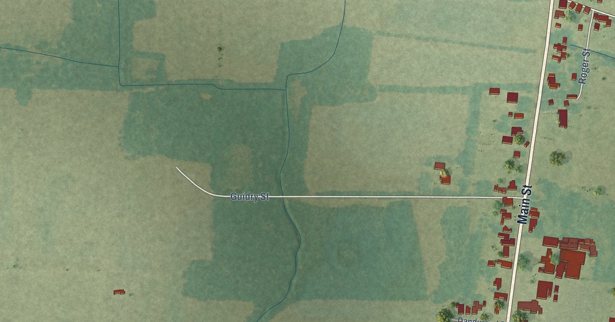 Map of Cankton, Louisiana in 2026