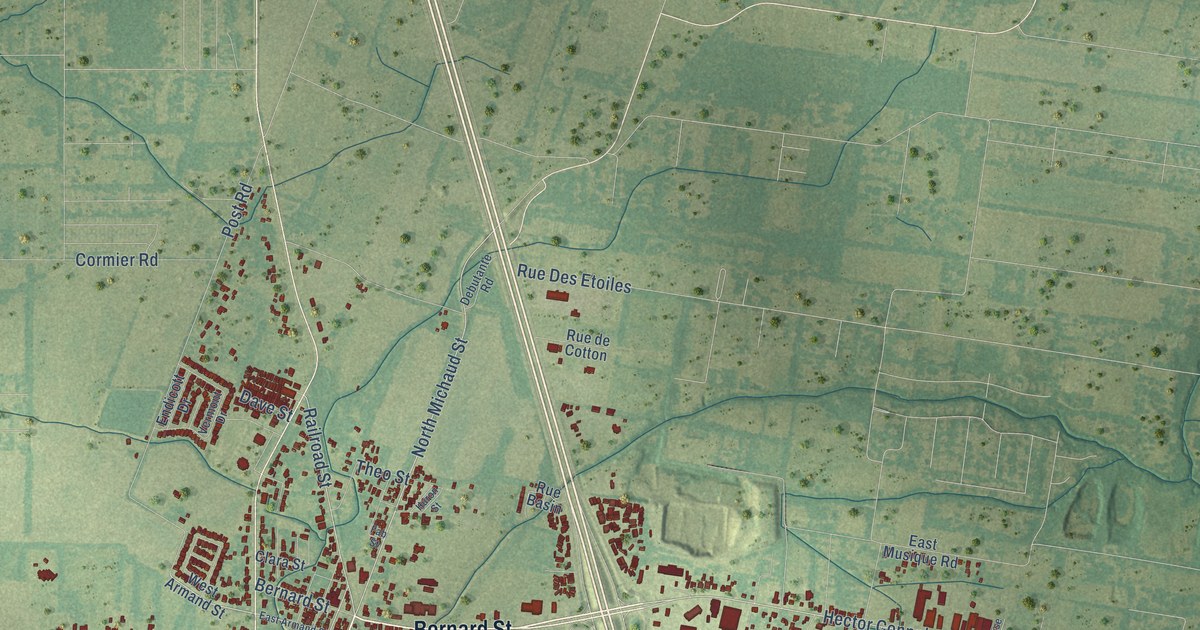 Map of Carencro, Louisiana in 2026
