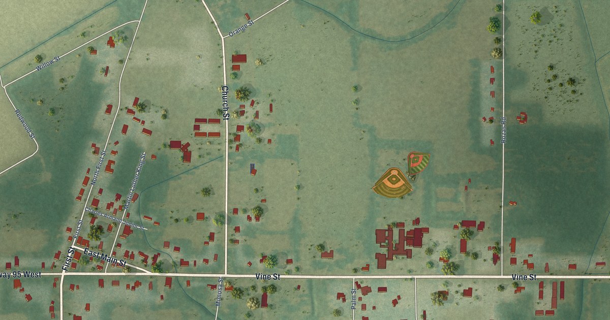 Map of Chataignier, Louisiana in 2026