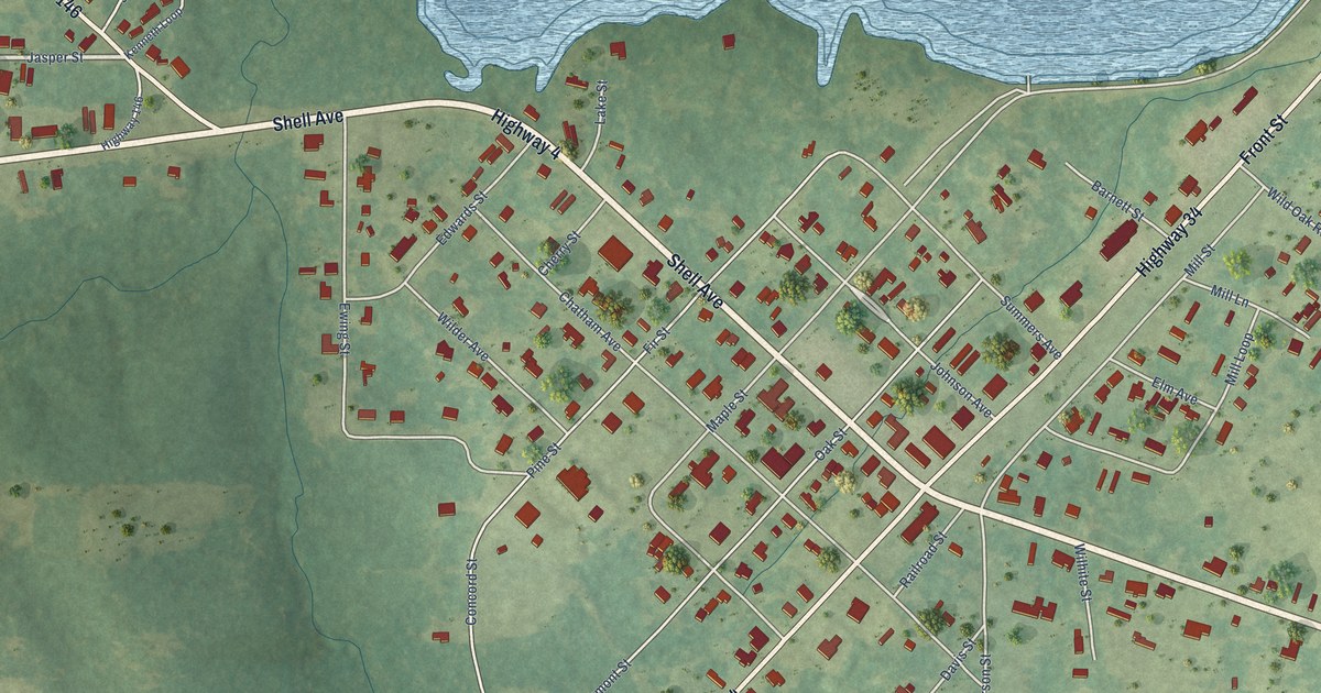 Map of Chatham, Louisiana in 2026