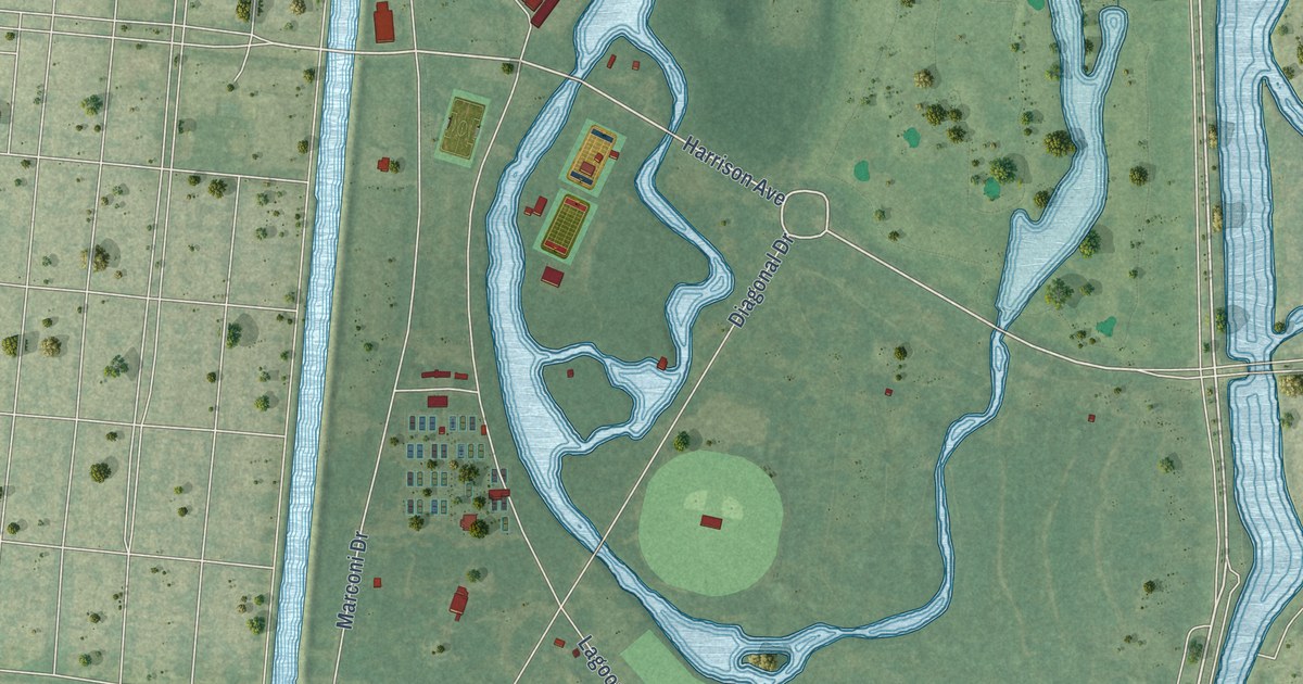 Map of City Park, Louisiana in 2026