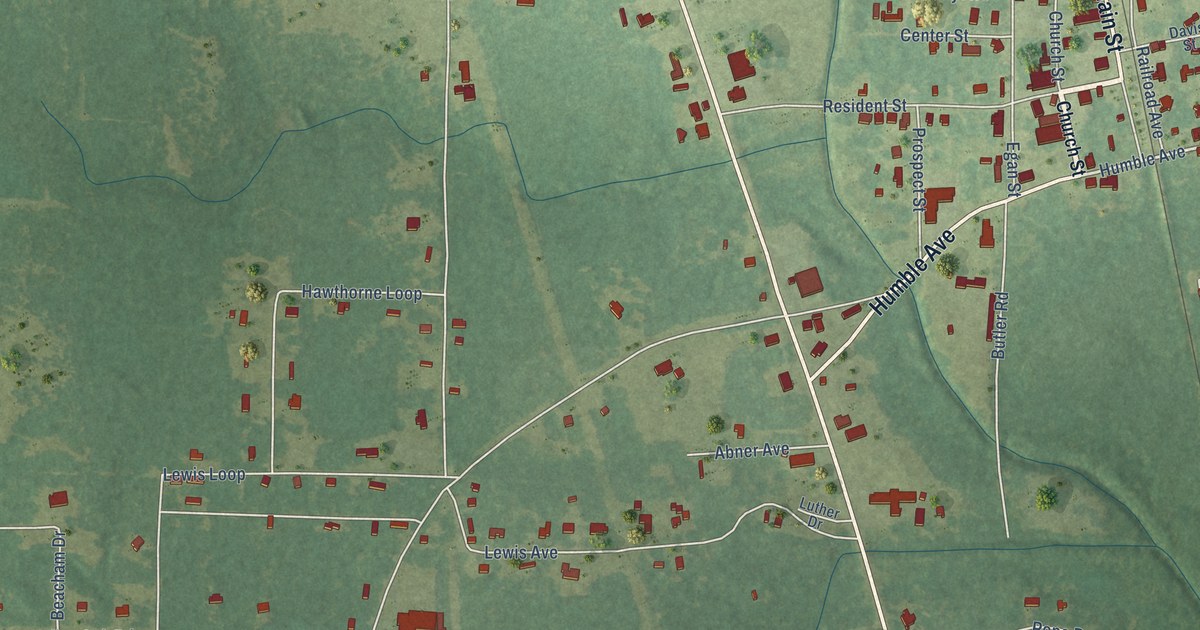Map of Cotton Valley, Louisiana in 2026