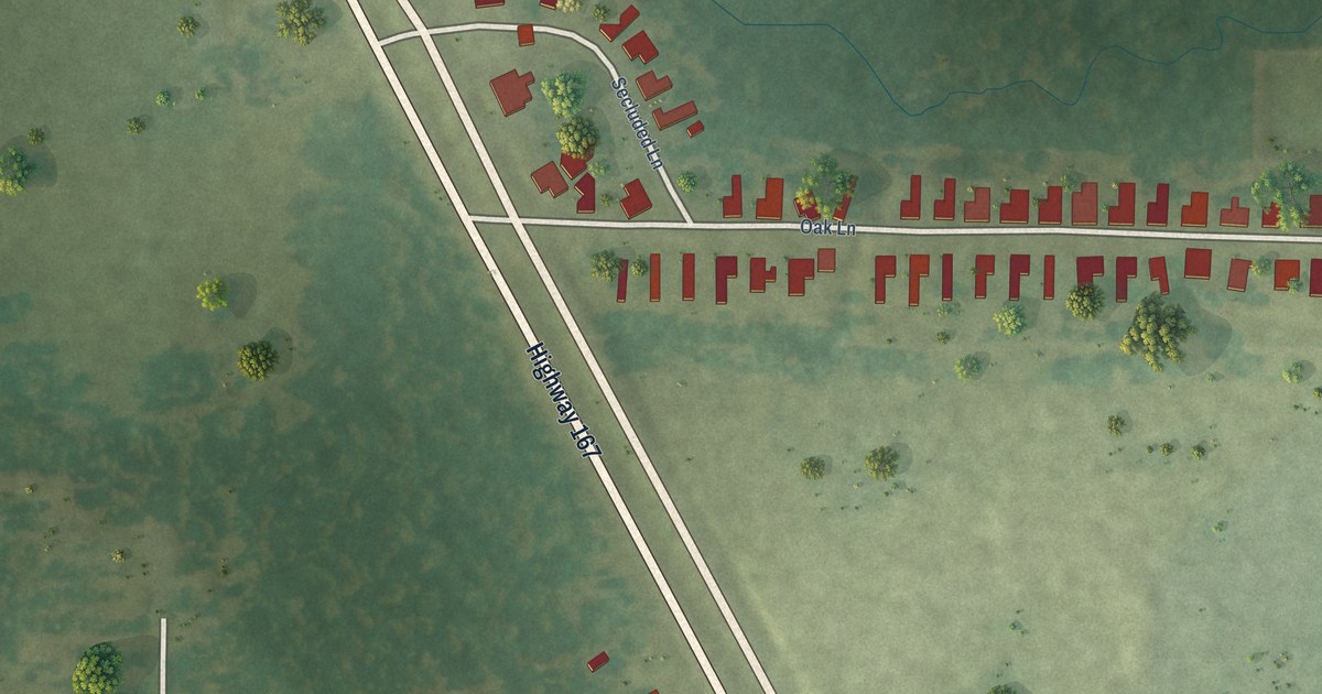 Map of Creola, Louisiana in 2026