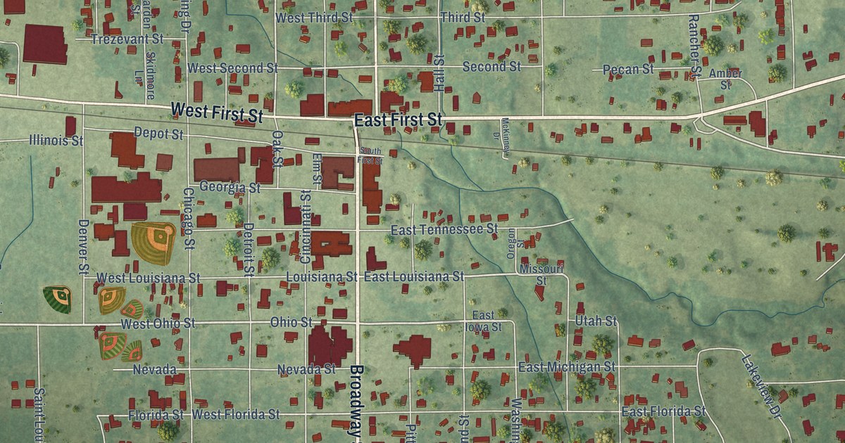Map of Delhi, Louisiana in 2026