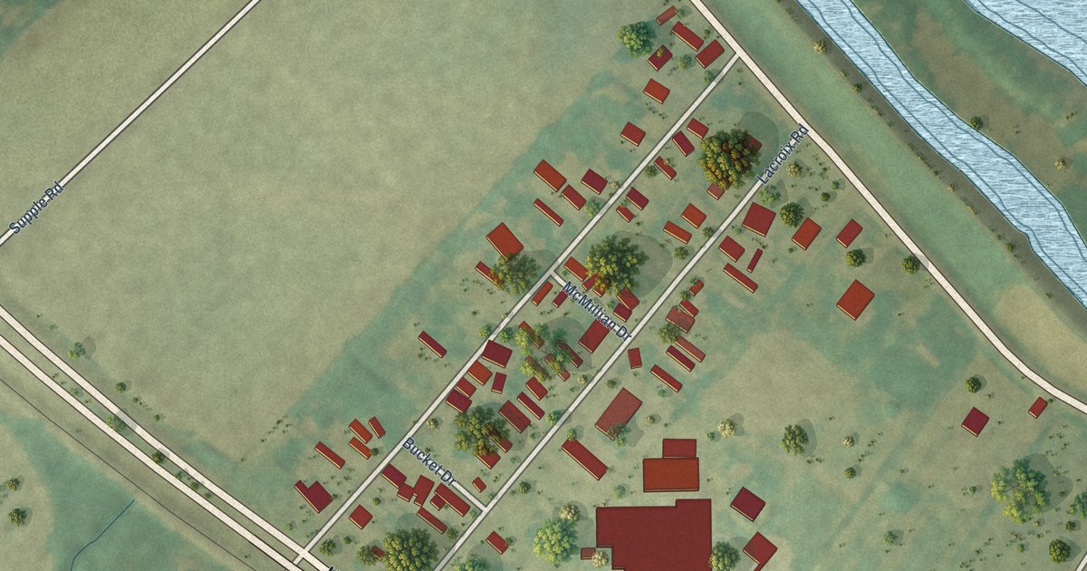 Map of Dorseyville, Louisiana in 2026