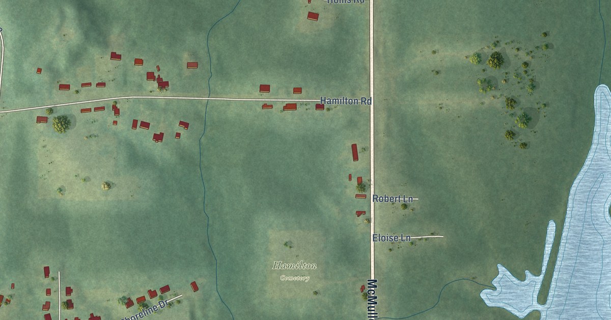 Map of Dubach, Louisiana in 2026