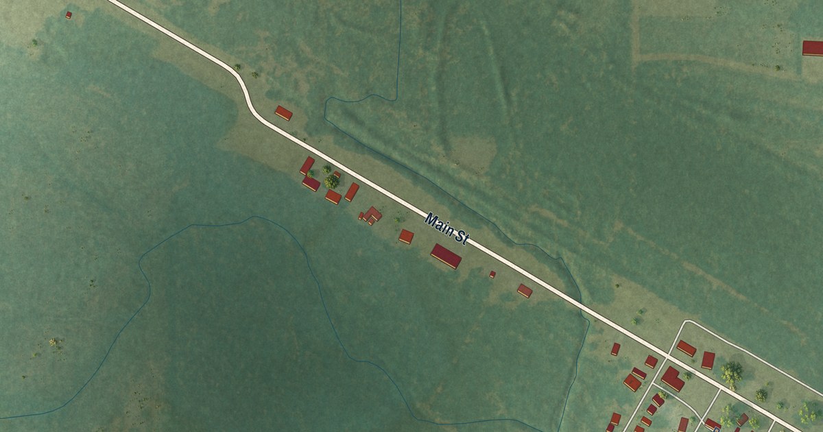 Map of Elizabeth, Louisiana in 2026