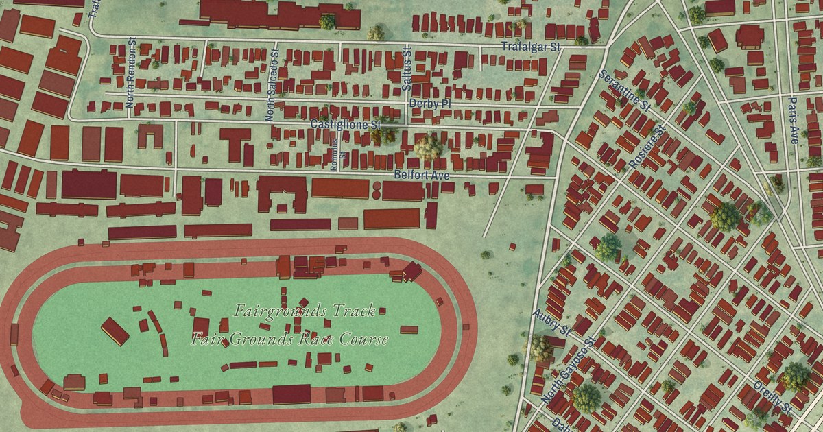 Map of Fairgrounds – Broad, Louisiana in 2026