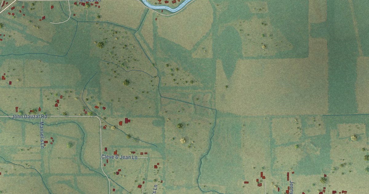 Map of Fifth Ward, Louisiana in 2026