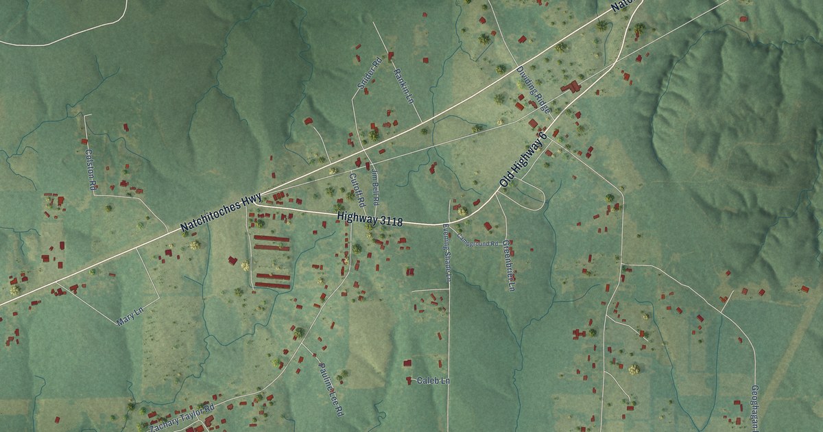Map of Fort Jesup, Louisiana in 2026