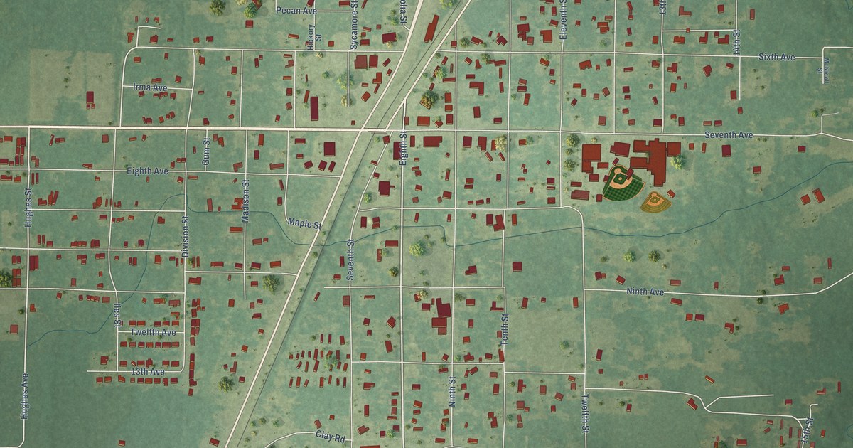 Map of Glenmora, Louisiana in 2026