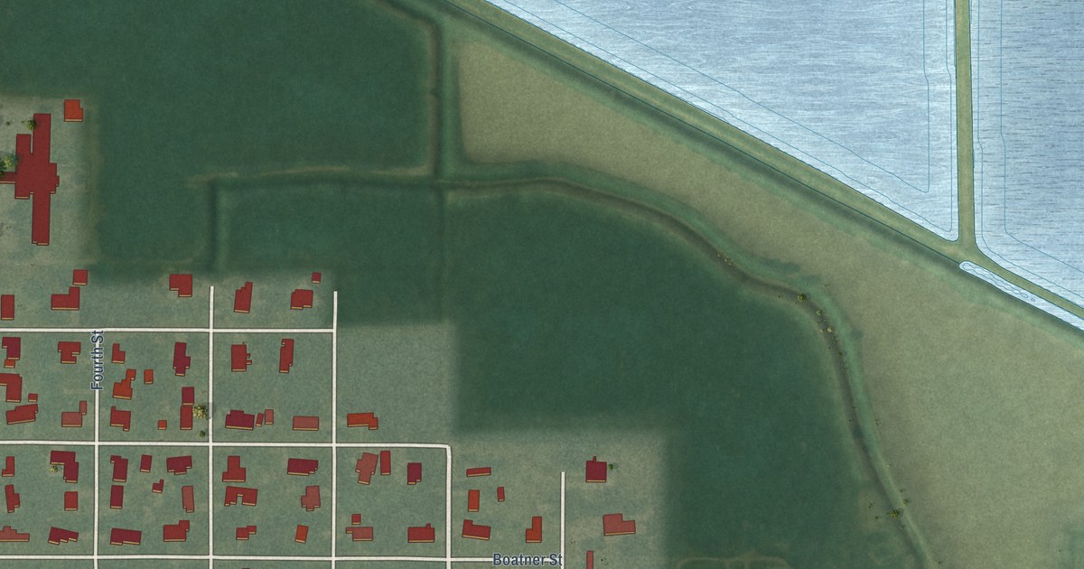 Map of Gueydan, Louisiana in 2026