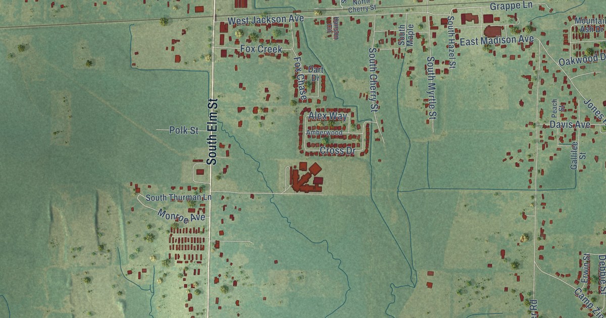 Map of Haughton, Louisiana in 2026