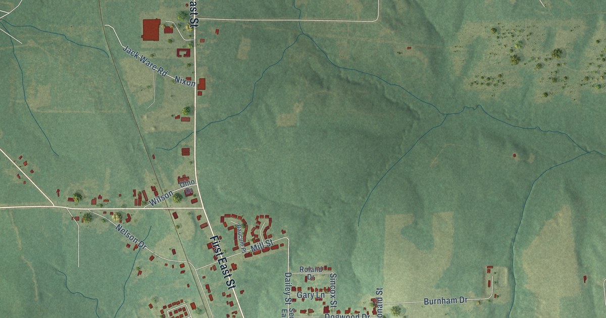 Map of Haynesville, Louisiana in 2026