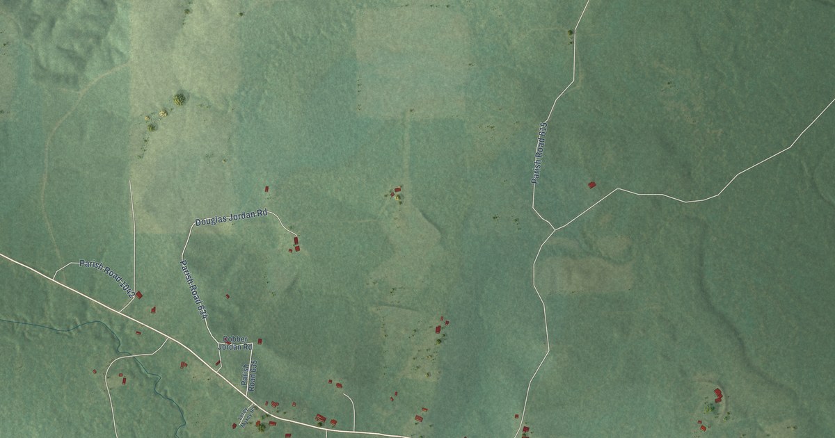 Map of Jordan Hill, Louisiana in 2026