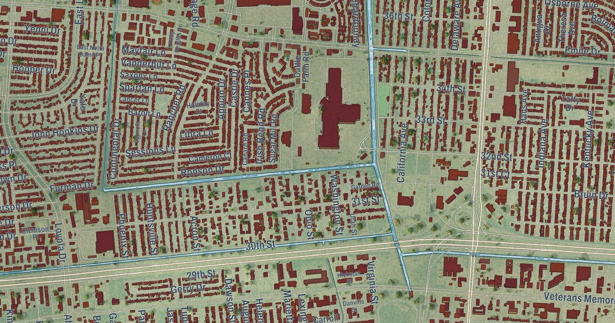 Map of Kenner, Louisiana in 2026