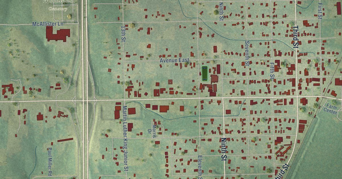 Map of Kentwood, Louisiana in 2026