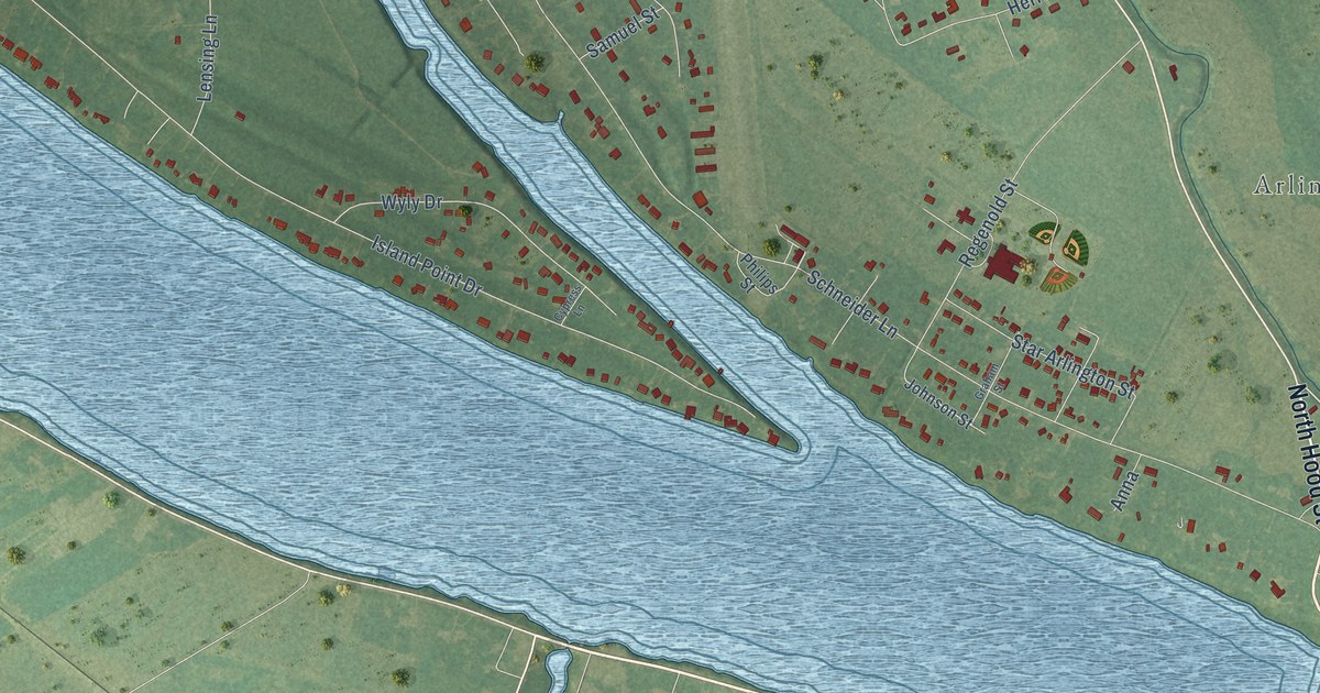 Map of Lake Providence, Louisiana in 2026