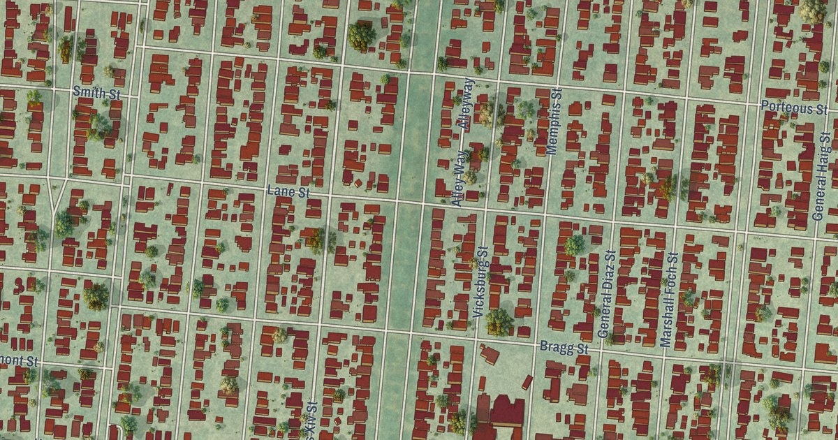 Map of Lakeview, Louisiana in 2026