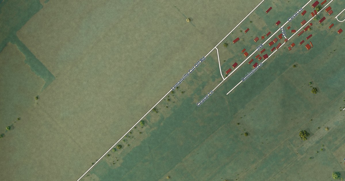 Map of Lemannville, Louisiana in 2026