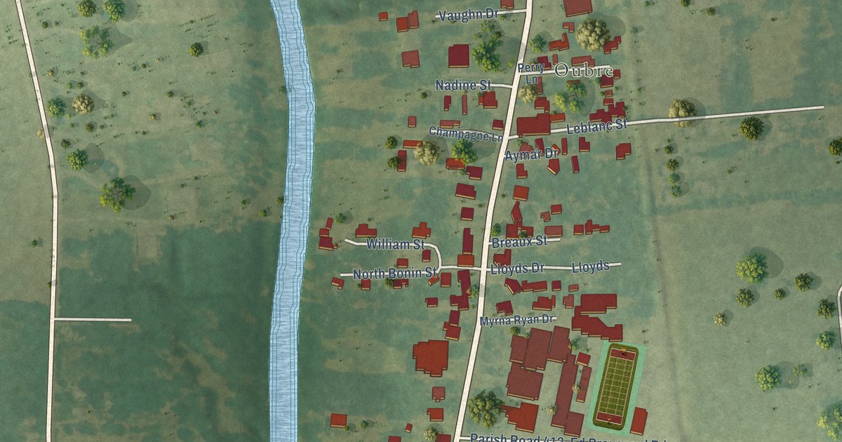 Map of Loreauville, Louisiana in 2026