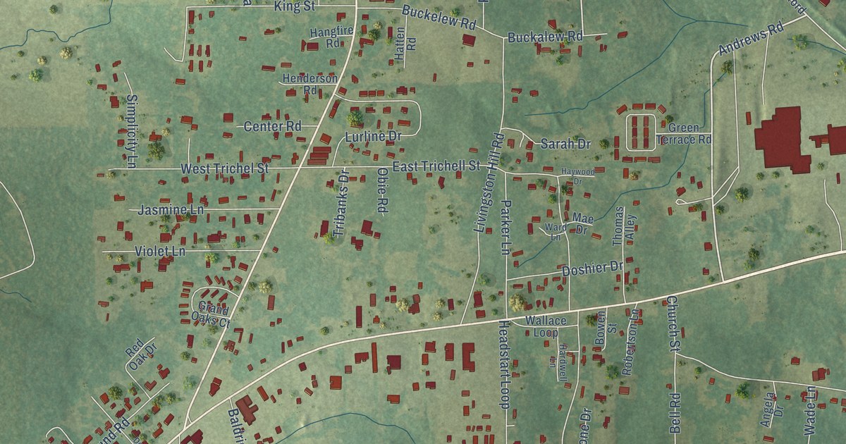 Map of Midway, Louisiana in 2026