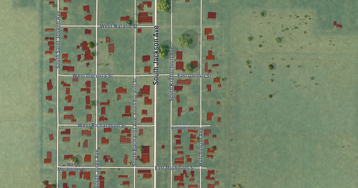 Map of Morse, Louisiana in 2026