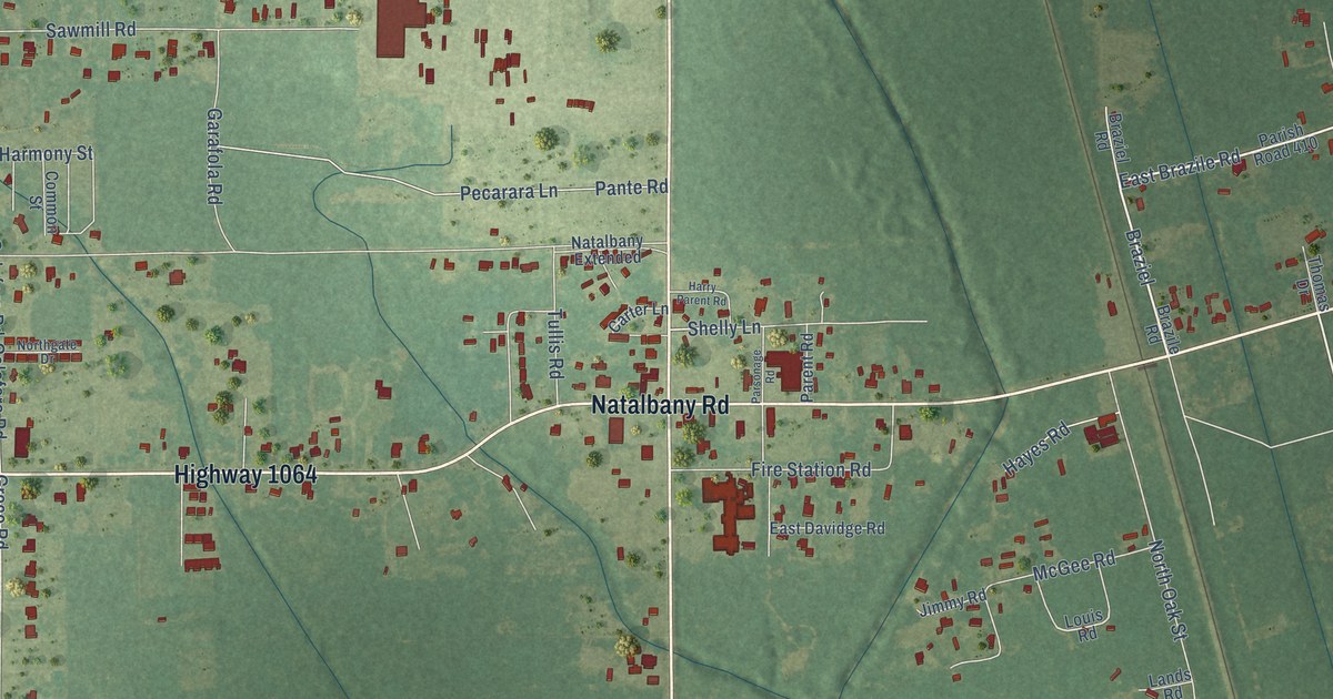 Map of Natalbany, Louisiana in 2026