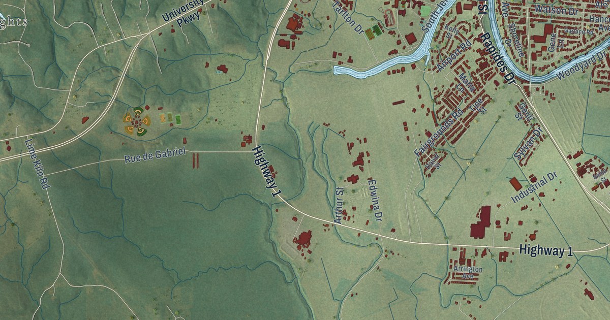 Map of Natchitoches, Louisiana in 2026