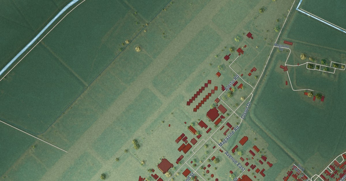 Map of New Orleans Station, Louisiana in 2026