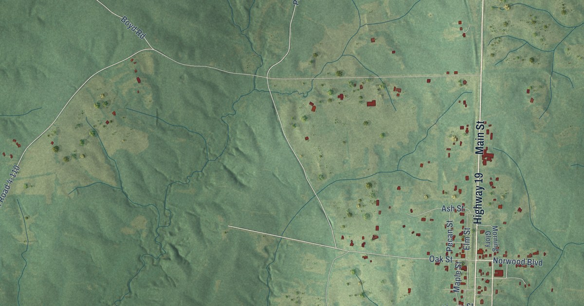 Map of Norwood, Louisiana in 2026