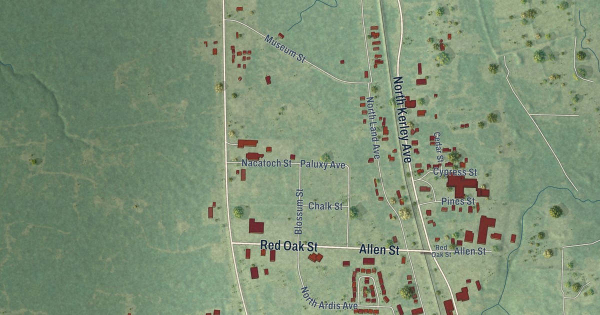 Map of Oil City, Louisiana in 2026