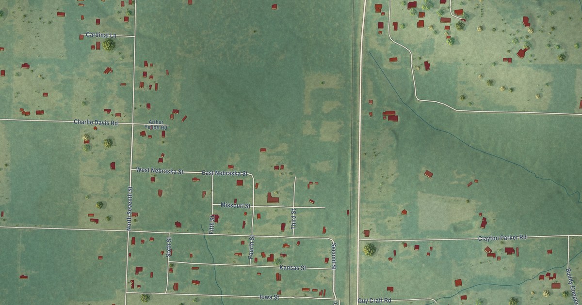 Map of Oretta, Louisiana in 2026